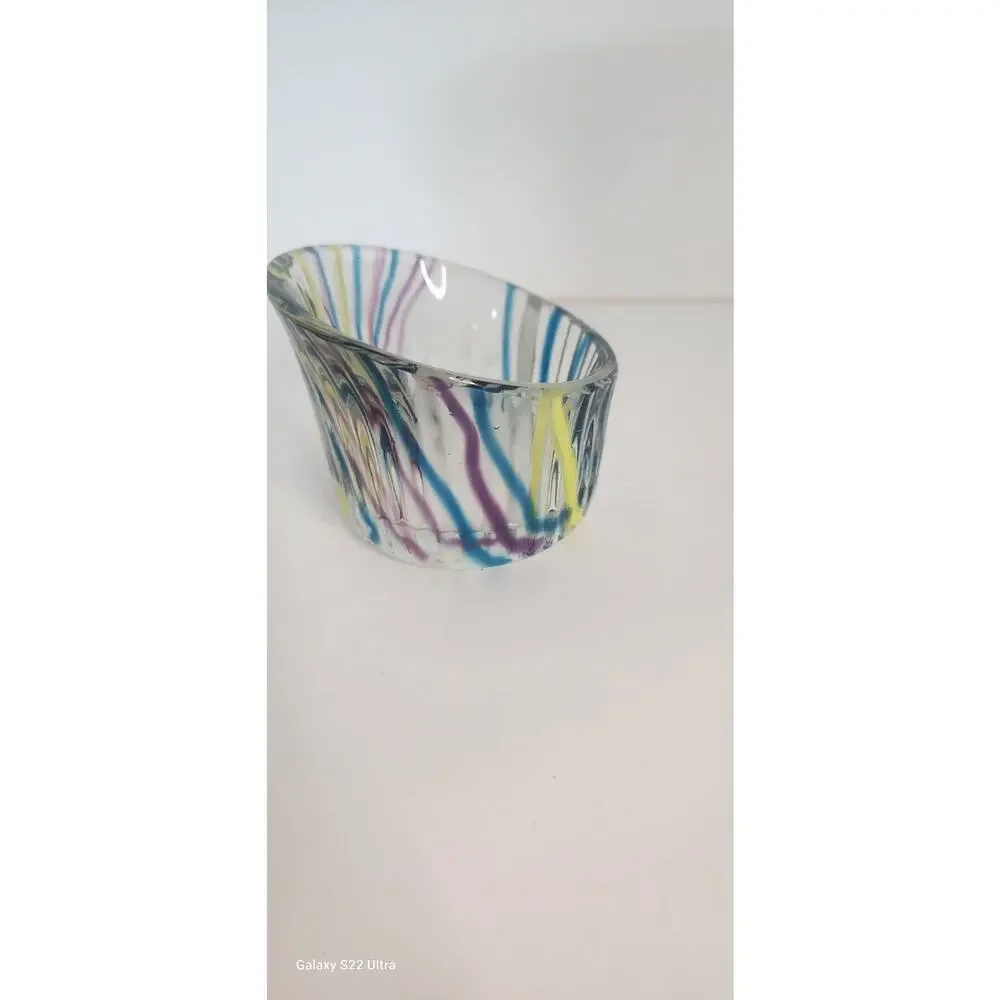 Small Tea Light Blown Glass